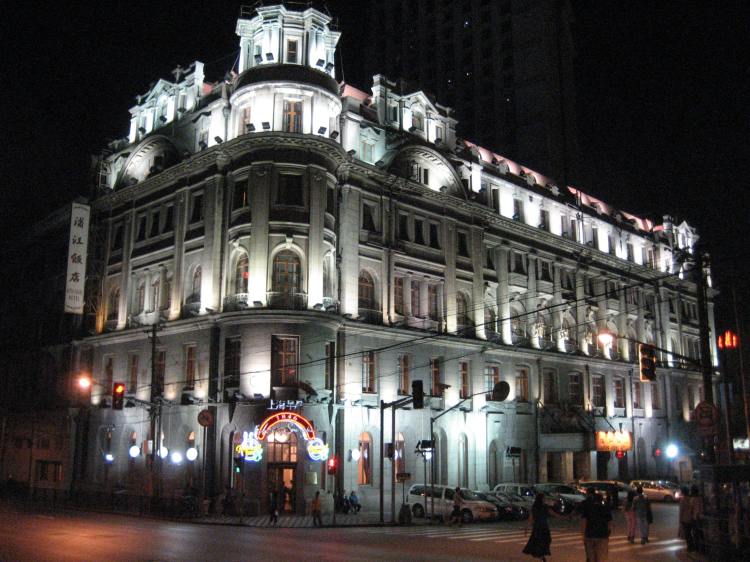 Astor House at night